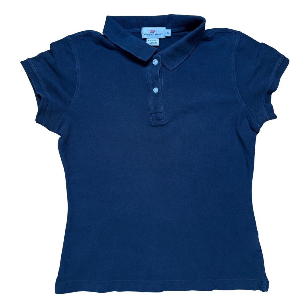 Vineyard Vines Classic Blue Kids Polo